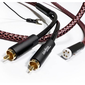 Tonearm Stereo cable High-End, DIN-RCA, 1.2 m